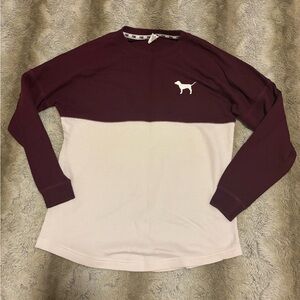 Oversized Victoria’s Secret Pink Vintage XS varsity sweater